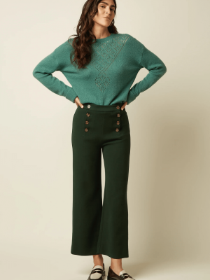 King Louie Cinzia Pants Malone Pine Green - La Vie en Rose Damesmode Enkhuizen (2)