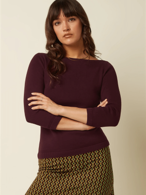 King Louie Eda Top Club Porto Red - La Vie en Rose Damesmode Enkhuizen (2)
