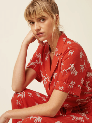 King Louie Elsie Blouse The Haze - La Vie en Rose (4)