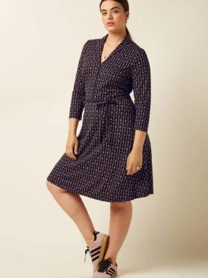 King Louie Emmy Dress Jangle Black - La Vie en Rose Damesmode (1)