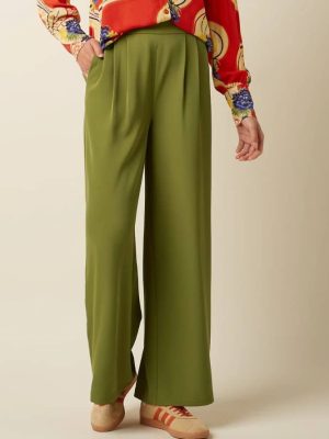 King Louie Irma Pants Fanna Woodbine Green - La Vie en Rose Damesmode (1)
