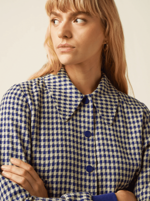 King Louie Isa Jacket Pretty Check - La Vie en Rose Damesmode