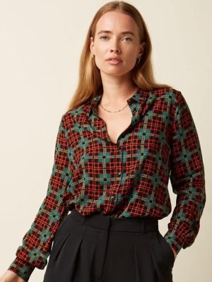 King Louie Maisie Blouse Duna - La Vie en Rose Damesmode