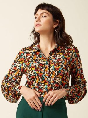 King Louie Maisie Blouse Mauve - La Vie en Rose Damesmode