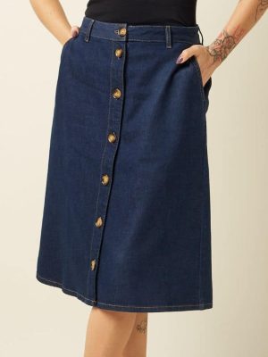 King Louie Marie Skirt Onyx Denim - La Vie en Rose Damesmode (1)