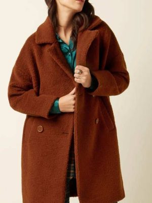 King Louie Nia Coat Nerlino Patina Brown - La Vie en Rose Damesmode