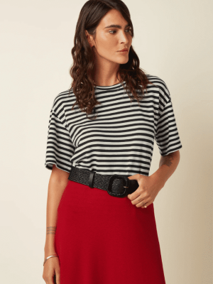 King Louie Raffia Belt Black - La Vie en Rose Damesmode