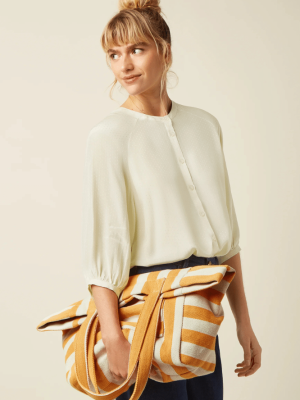 King Louie Shopper La Plage Honey Yellow (3)