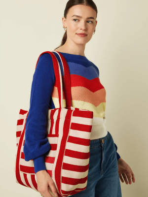 King Louie Shopper La Plage Sun Orange (3)