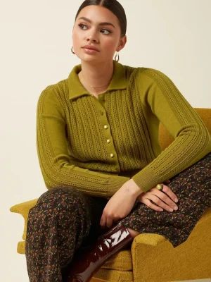 King Louie Sofie Cardi Carmi Curry Yellow