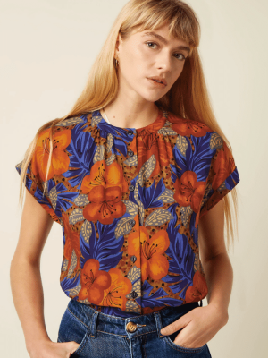 King Louie Stella Blouse Maui - La Vie en Rose Damesmode