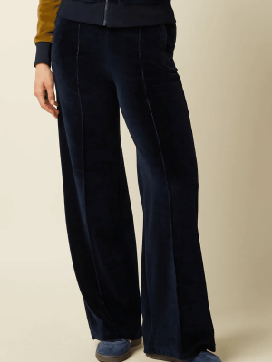 King Louie Sweat Pants Baton Velvet Sapphire Blue - La Vie en Rose Damesmode Enkhuizen (4)