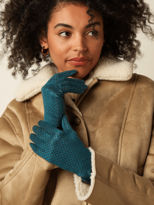 King Louie Tilly Glove Spruced Green - La Vie en Rose Damesmode Enkhuizen (2)