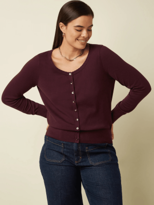 King Louie Ute Cardi Club Porto Red - La Vie en Rose Damesmode Enkhuizen (2)