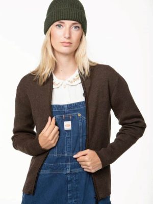 Roosenstein Wolke Fenna Rib Vest Brown - La Vie en Rose Damesmode