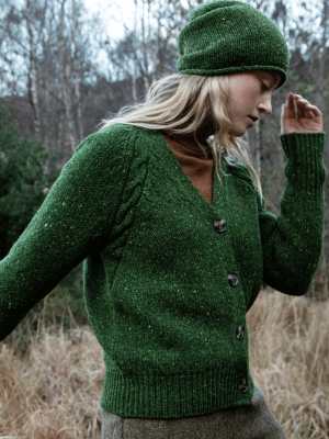 Fisherman out of Ireland Donegal Raglan Cable Cardigan