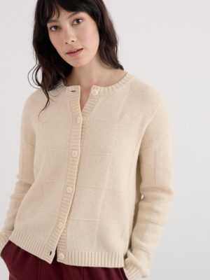 Seasalt Cornwall Coweth Cardigan Limestone - La Vie en Rose Damesmode Enkhuizen