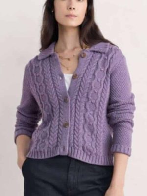 Seasalt Cornwall Forest Ridge Cardigan Echium - La Vie en Rose Damesmode (1)