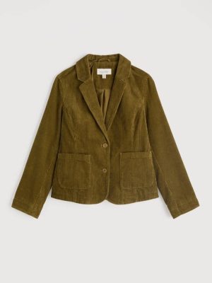 Seasalt Cornwall Heald Blazer Bright Olive - La Vie en Rose Damesmode Enkhuizen (1)