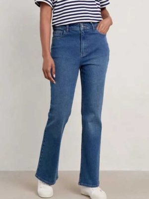 Seasalt Cornwall Highmore Jean Mid Wash Tide - La Vie en Rose Damesmode