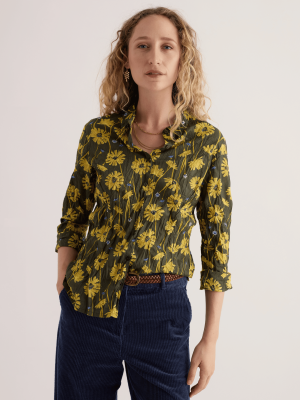 Seasalt Cornwall Larissa Shirt Dried Proteas Nori (6)