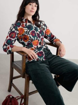 Seasalt Cornwall Larissa Shirt Figurative Floral Aran - La Vie en Rose Damesmode Enkhuizen