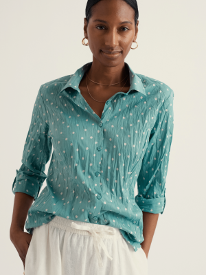 Seasalt Cornwall Larissa Shirt Little Sponge Spot Sardine - La Vie en Rose Damesmode