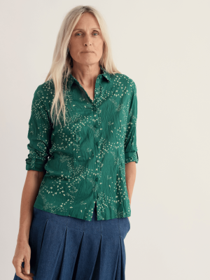 Seasalt Cornwall Larissa Shirt Murmuration Dark Thyme - La Vie en Rose Damesmode Enkhuizen (3)