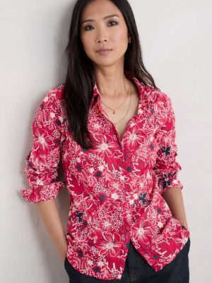 Seasalt-Cornwall-Larissa-Shirt-Winter-Camellia-Crimson-La-Vie-en-Rose-Damesmode-7
