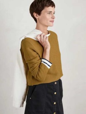 Seasalt Cornwall Makers Cotton Jumper Kelp - La Vie en Rose Damesmode