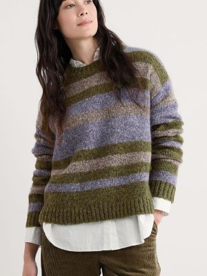 Seasalt Cornwall Painter Jumper Carvannel Laurel Mix - La Vie en Rose Damesmode Enkhuizen