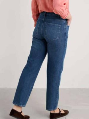 Seasalt Cornwall Penwith Straight Leg Jeans Mid Wash - La Vie en Rose Damesmode
