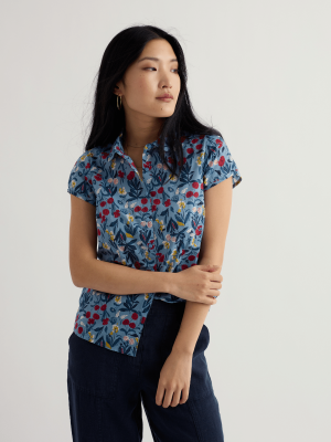 Seasalt Cornwall Rushmaker Shirt Spring Stems Seascape Mix (5)