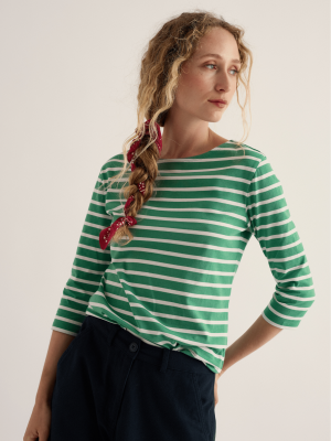 Seasalt Cornwall Sailor Top Breton Pea Pod - La Vie en Rose Damesmode Enkhuizen (3)