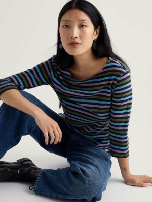 Seasalt Cornwall Sailor Top Tri Mini Cornish Lagoon - La Vie en Rose Damesmode Enkhuizen