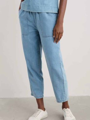 Seasalt Cornwall Sholl Trouser Light Wash - La Vie en Rose Damesmode