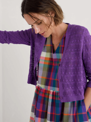 Seasalt Cornwall Sweet Day Cardigan Pansy (1)