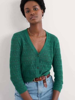 Seasalt Cornwall Sweet Day Cardigan Pine Shoots- La Vie en Rose Damesmode