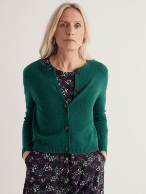 Seasalt Cornwall Tern Tide Cardigan Dark Thyme (3)