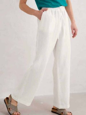 Seasalt Cornwall Tide Flow Trouser Chalk - La Vie en Rose Damesmode