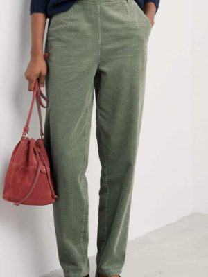 Seasalt Cornwall Trethornes Trouser Dusky Green - La Vie en Rose Damesmode