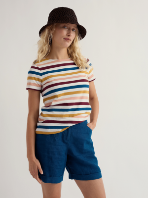 Seasatl Cornwall Sailor T-Shirt Quad Scallion Rosehip (5)