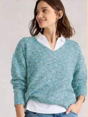 White Stuff Rua Jersey Shirt Dress Grey MLT - La Vie en Rose Damesmode