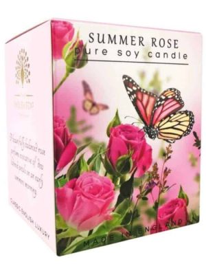 The English Soap Company 170 ml Soy Candle Summer Rose