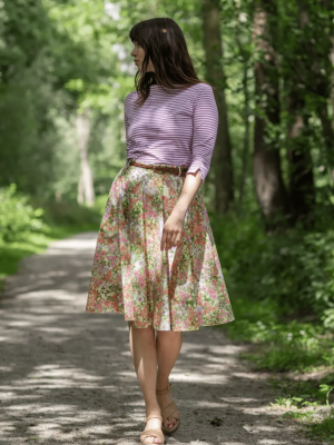 Very-Cherry-Circle-Skirt-Monet-Garden-1