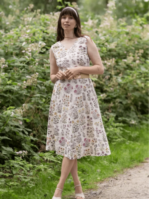 Very Cherry Donna Dress Cottage Field (2)