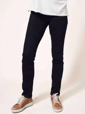 White Stuff Brooke Straight Leg Jeans Black Denim