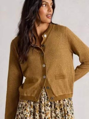 White Stuff Charlotte Sparkle Cardi - La Vie en Rose Damesmode