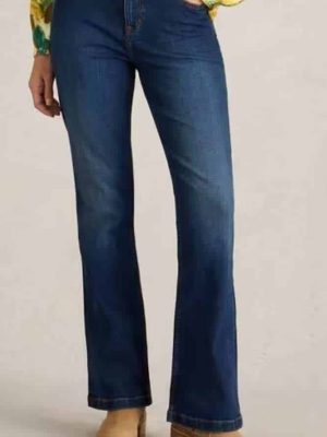 White Stuff Harriet Bootcut Jeans Mid Denim - La Vie en Rose Damesmode