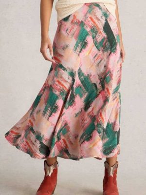 White Stuff Hope Bias Cut Maxi Skirt - La Vie en Rose Damesmode
